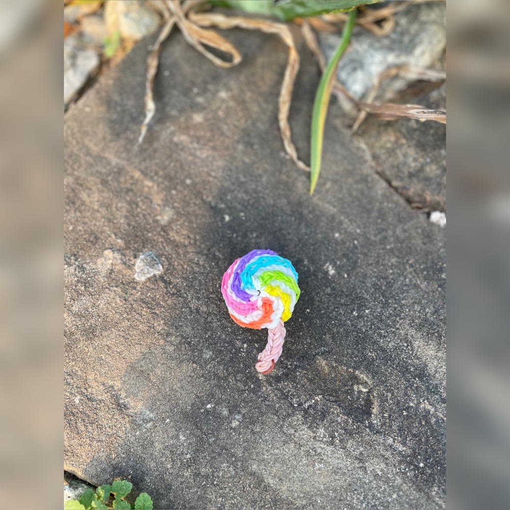 Rainbowloom happy lollipop
